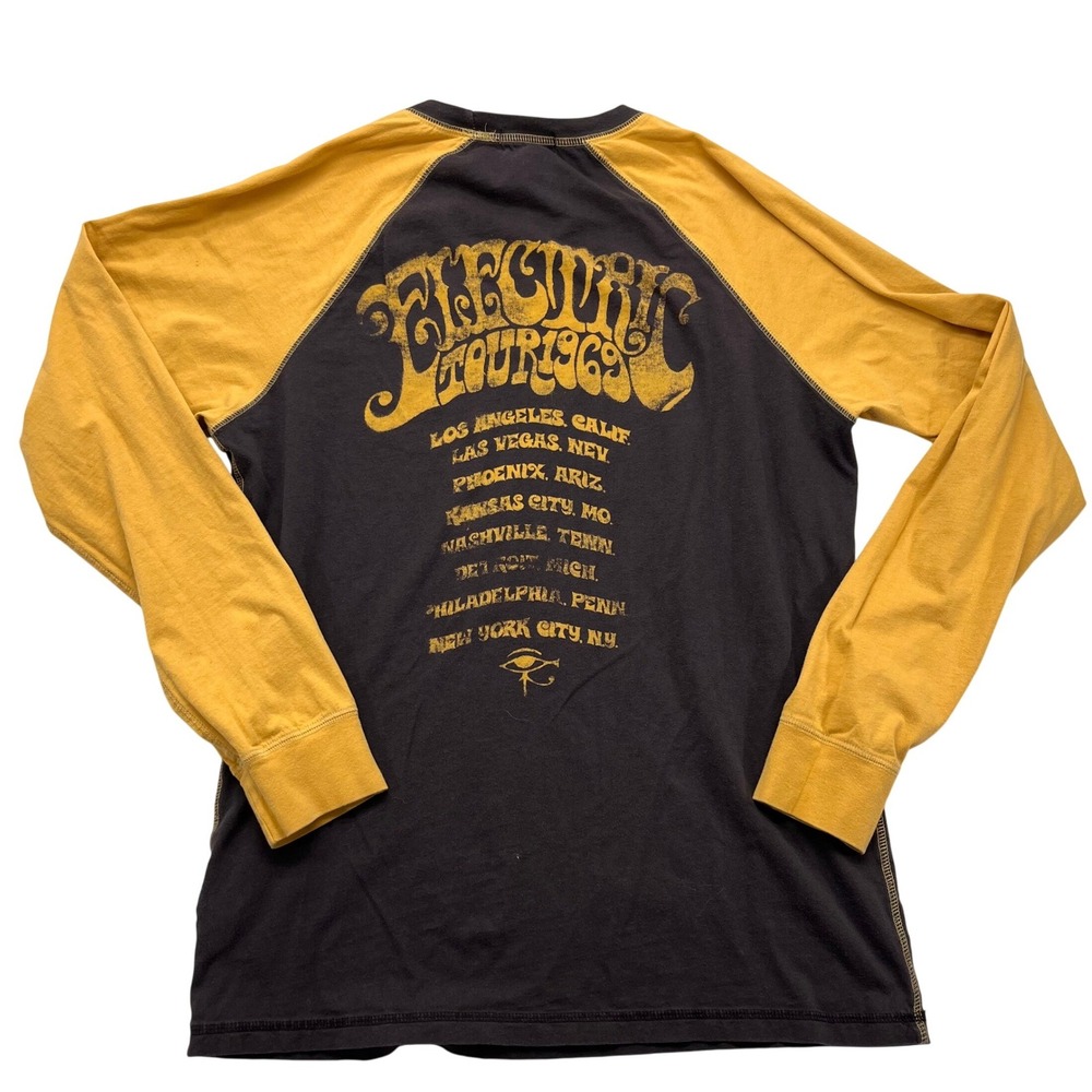 Lucky‎ Brand Mens Electric Groove Vintage Inspired Raglan Graphic T-Shirt M - Picture 6 of 6